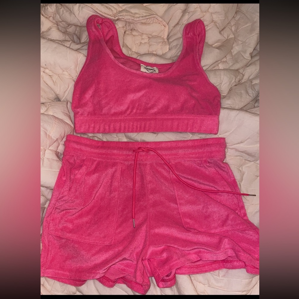 bra top & short set
